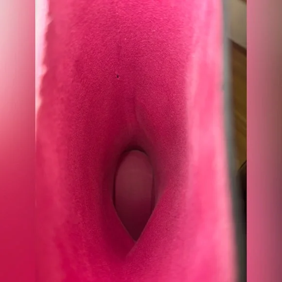 Kate Spade Women's Sz 9 Randi Black Gloss Rubber Heeled Knee High Rain Boots - Picture 11 of 11